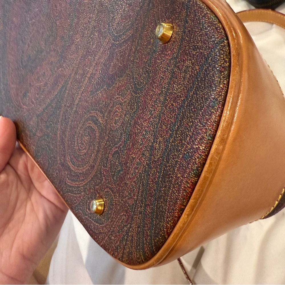 ETRO Vintage Two Way Paisley Satchel - Picture 6 of 6